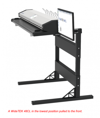 Chân máy Scan khổ A0 Model_WT-STAND-ADJ